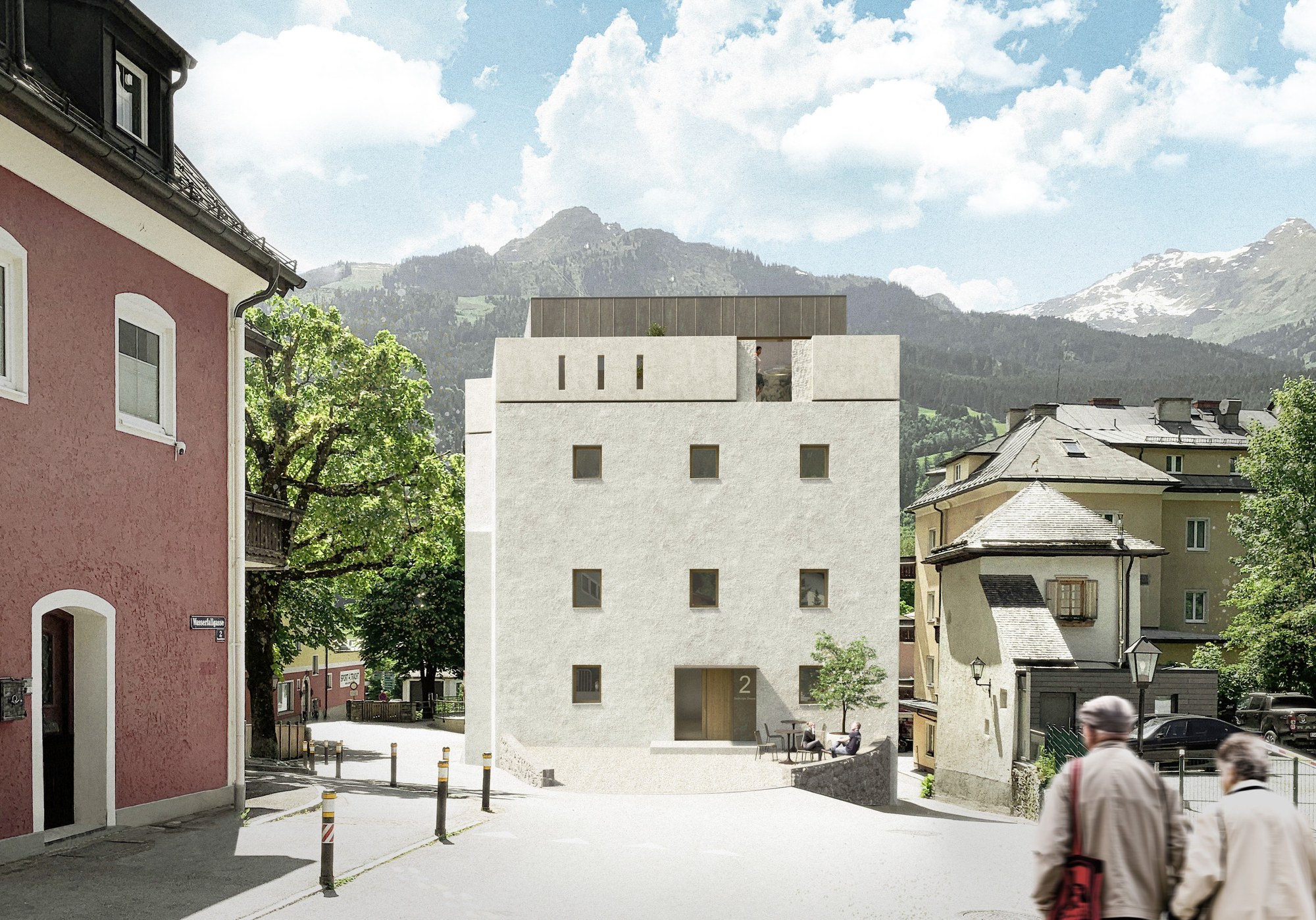 Visualisierung Das Hove – Hauptansicht, Architektur Malek Herbst